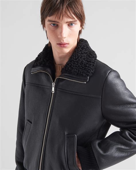 prada mens jackets|prada bomber jacket for men.